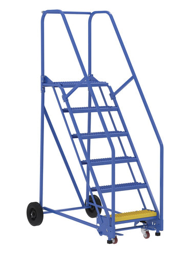 WAREHOUSE LADDER 58 DEG GRIP 6-STEP 14IN